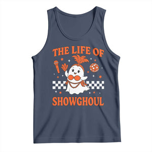 Funny Halloween Costume Showgirl Tank Top The Life of A Showghoul Cute Ghost TS10 Navy Print Your Wear