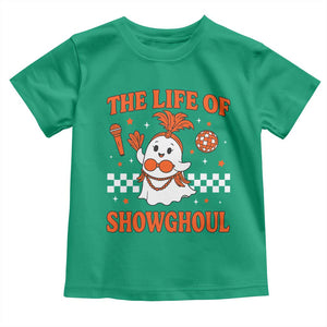 Funny Halloween Costume Showgirl Toddler T Shirt The Life of A Showghoul Cute Ghost TS10 Irish Green Print Your Wear
