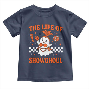Funny Halloween Costume Showgirl Toddler T Shirt The Life of A Showghoul Cute Ghost TS10 Navy Print Your Wear