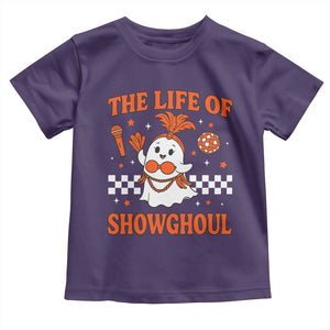 Funny Halloween Costume Showgirl Toddler T Shirt The Life of A Showghoul Cute Ghost TS10 Purple Print Your Wear