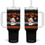 Funny Halloween Costume Showgirl Tumbler With Handle The Life of A Showghoul Cute Ghost TS10 One Size: 40 oz Black Print Your Wear