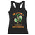 Funny Halloween Costume Showgirl Racerback Tank Top The Life of A Showghoul Slay Skeleton Girl TS10 Black Print Your Wear