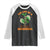 Funny Halloween Costume Showgirl Raglan Shirt The Life of A Showghoul Slay Skeleton Girl TS10 Black White Print Your Wear