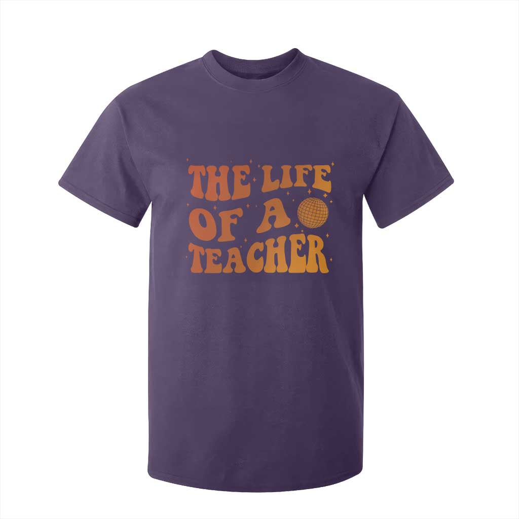 The Life Of A Teacher T Shirt For Kid In My Teacher Era Concert TS10 Purple Print Your Wear