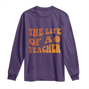 The Life Of A Teacher Long Sleeve Shirt In My Teacher Era Concert TS10 Purple Print Your Wear