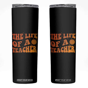 The Life Of A Teacher Skinny Tumbler In My Teacher Era Concert TS10 Black Print Your Wear