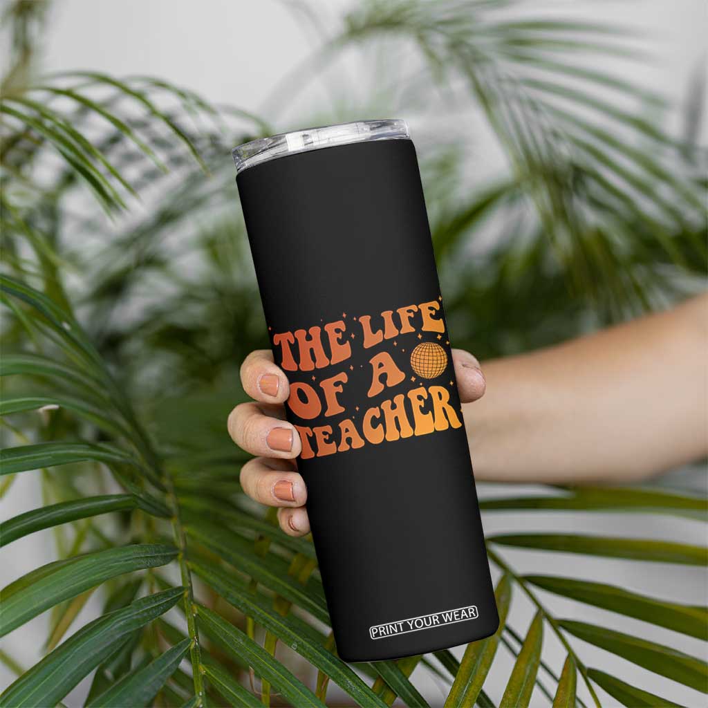 The Life Of A Teacher Skinny Tumbler In My Teacher Era Concert TS10 Print Your Wear