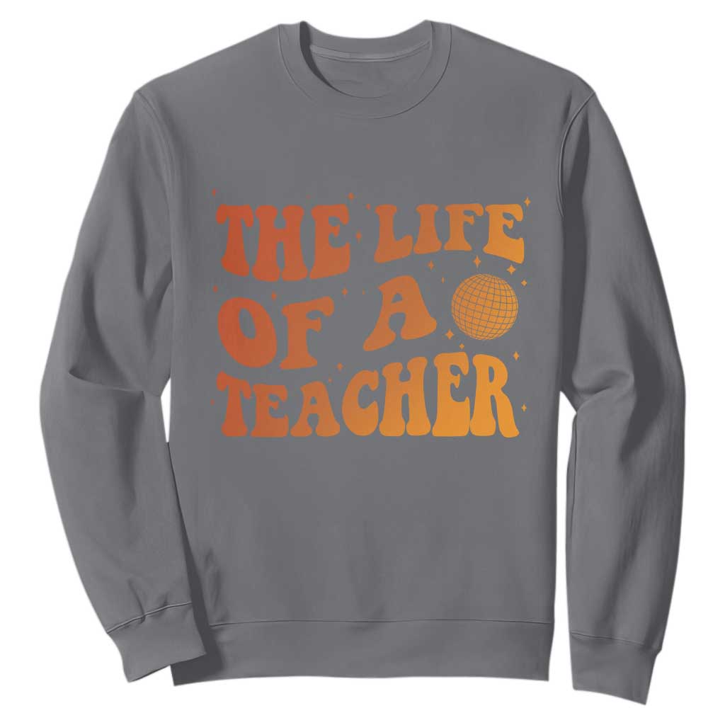 The Life Of A Teacher Sweatshirt In My Teacher Era Concert TS10 Charcoal Print Your Wear