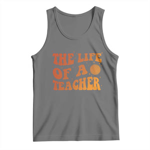 The Life Of A Teacher Tank Top In My Teacher Era Concert TS10 Black Heather Print Your Wear