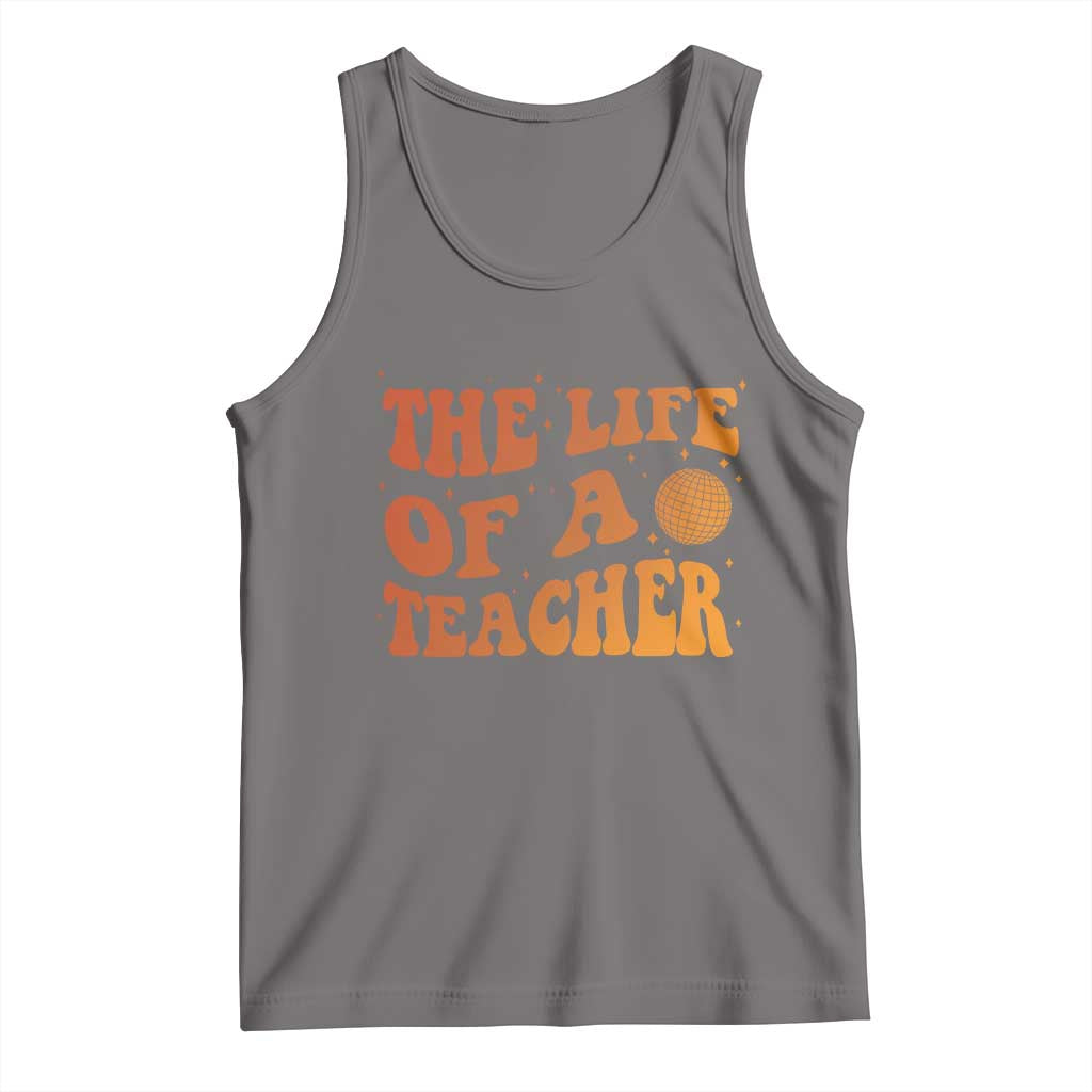 The Life Of A Teacher Tank Top In My Teacher Era Concert TS10 Deep Heather Print Your Wear
