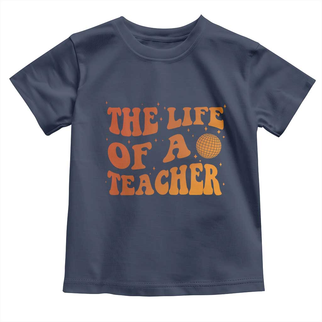 The Life Of A Teacher Toddler T Shirt In My Teacher Era Concert TS10 Navy Print Your Wear