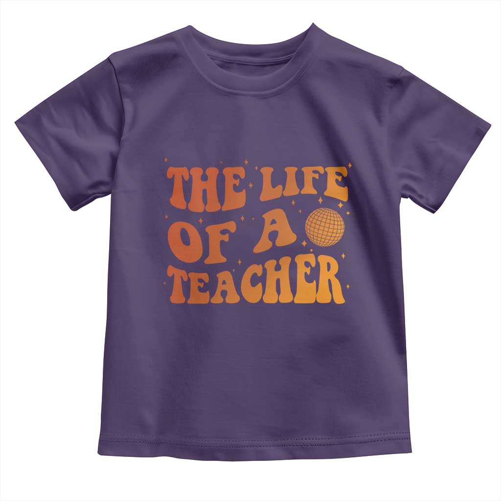 The Life Of A Teacher Toddler T Shirt In My Teacher Era Concert TS10 Purple Print Your Wear