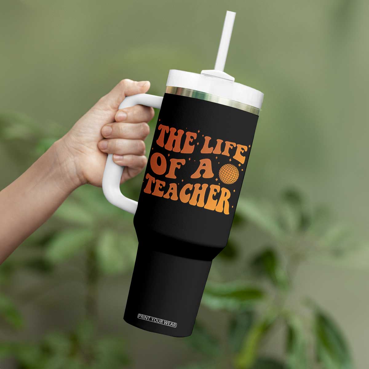 The Life Of A Teacher Tumbler With Handle In My Teacher Era Concert TS10 Print Your Wear