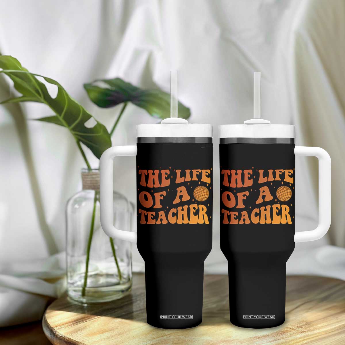The Life Of A Teacher Tumbler With Handle In My Teacher Era Concert TS10 Print Your Wear