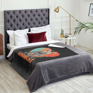 The Life Of A Showcat Throw Blanket Funny Cat Showgirl Era Heart Shape TS10 Print Your Wear