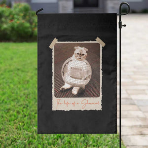The Life Of A Showcat Garden Flag Funny Vintage Photo Cat Era TS10 Print Your Wear