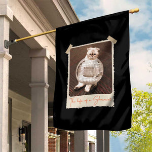 The Life Of A Showcat Garden Flag Funny Vintage Photo Cat Era TS10 Print Your Wear