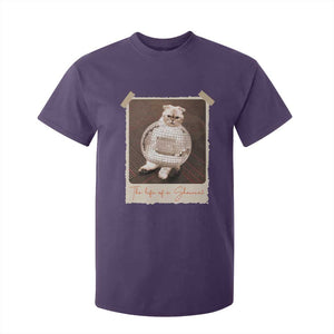 The Life Of A Showcat T Shirt For Kid Funny Vintage Photo Cat Era TS10 Purple Print Your Wear