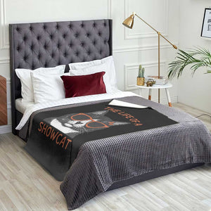 The Life Of A Showcat Throw Blanket Funny Cat Showgirl Era TS10 Print Your Wear