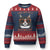 The Life Of A Showcat Ugly Christmas Sweater Funny Cat Showgirl Era TS10 Navy Red Print Your Wear