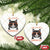 The Life Of A Showcat Ceramic Ornament Funny Cat Showgirl Era TS10 Print Your Wear