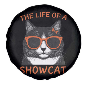 The Life Of A Showcat Spare Tire Cover Funny Cat Showgirl Era TS10 Print Your Wear