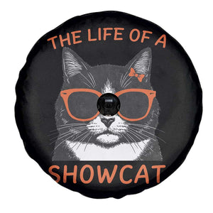 The Life Of A Showcat Spare Tire Cover Funny Cat Showgirl Era TS10 Print Your Wear