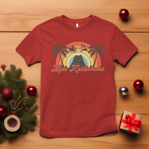 Hawaii Christmas T Shirt Mele Kalikimaka Retro Hawaiian Island Palm Tree Xmas Lights TS10 Red Print Your Wear