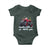 Christmas Santa Monster Truck Baby Onesie American Offroad Xmas Boys Kids Toddler Youth TS10 Print Your Wear