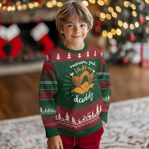 Funny Thanksgiving Knit Sweatshirt Turkey Stuff Me Daddy Adult Humor TS10 Christmas Print Your Wear