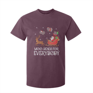 Christmas Moo Deng T Shirt For Kid Moo-deng For Everybody Funny Xmas Santa TS10 Maroon Print Your Wear