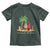 Hawaii Christmas Toddler T Shirt Christmas On The Beach Holiday Xmas Palm Tree TS10 Dark Forest Green Print Your Wear