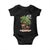Mele Kalikimaka Hawaiian Christmas Baby Onesie Deck The Palms Holiday Flamingo Beach Family Vacation In Hawaii TS10 Black Print Your Wear