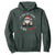 Funny Santa Christmas Hoodie I Do It For The Ho's Rude Xmas TS10 Dark Forest Green Print Your Wear