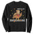 Turkey Cat Sweatshirt Funny Thanksgiving Meow TS10 Black Print Your Wear
