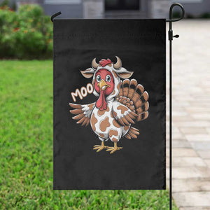 Funny Thanksgiving Garden Flag Turkey Moo Cow Lovers TS10 Print Your Wear
