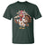 Funny Thanksgiving T Shirt Turkey Moo Cow Lovers TS10 Dark Forest Green Print Your Wear
