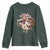 Funny Thanksgiving Youth Sweatshirt Turkey Moo Cow Lovers TS10 Dark Forest Green Print Your Wear