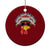 Funny Turkey Face Ceramic Ornament Thanksgiving Family Group Native American Costumes - Print Your Wear