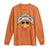 Funny Turkey Face Long Sleeve Shirt Thanksgiving Family Group Native American Costumes - Print Your Wear