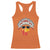 Funny Turkey Face Racerback Tank Top Thanksgiving Family Group Native American Costumes - Print Your Wear