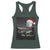 Merry Christmas Racerback Tank Top Santa To The Moon TS10 Dark Forest Green Print Your Wear