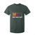 Funny Thanksgiving T Shirt For Kid WTF Wine Turkey Family TS10 Dark Forest Green Print Your Wear