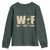 Funny Thanksgiving Youth Sweatshirt WTF Wine Turkey Family Family Dinner TS10 Dark Forest Green Print Your Wear
