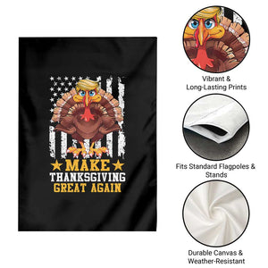 Funny Trump Thanksgiving Garden Flag Make Thanksgiving Great Again Trump Turkey US Flag TS10 Print Your Wear