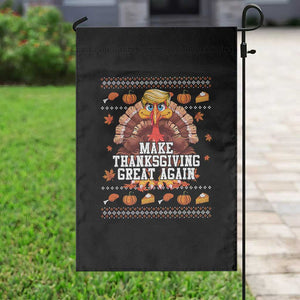Funny Thanksgiving Trump Garden Flag Make Thanksgiving Great Again Trump Turkey TS10 Print Your Wear