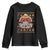 Funny Thanksgiving Trump 2024 Youth Sweatshirt Make Thanksgiving Great Again Trump Turkey TS10 Black Print Your Wear