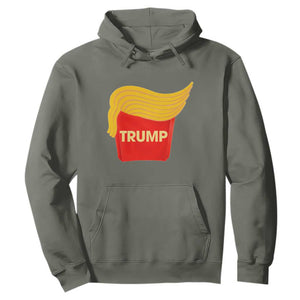Funny Trump Fries Hoodie Mac Daddy Gift for Republican TS10 Military Green Print Your Wear
