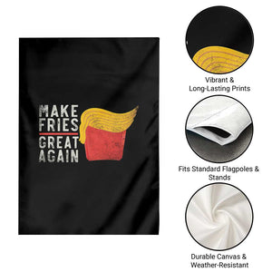 Funny Fries Garden Flag Vintage Make Fries Great Again TS10 Print Your Wear