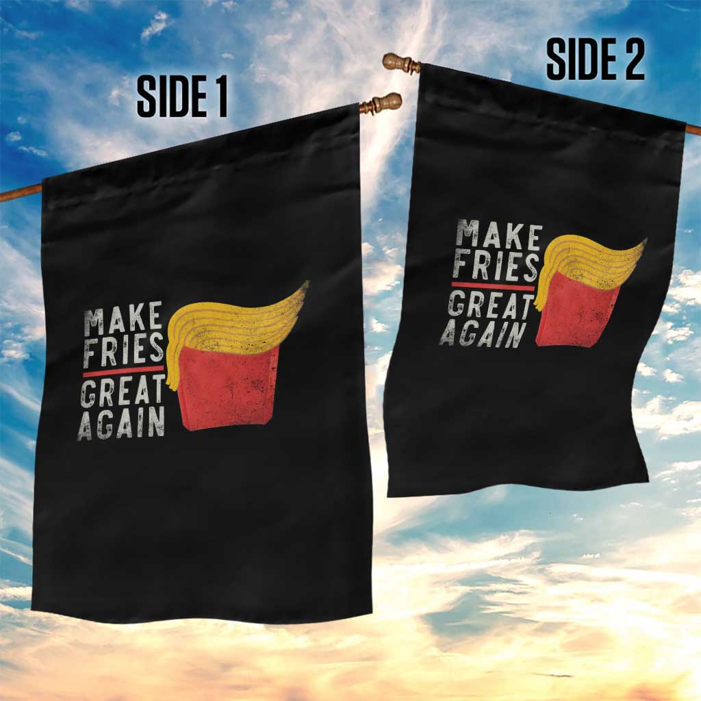 Funny Fries Garden Flag Vintage Make Fries Great Again TS10 Print Your Wear
